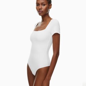 Aritzia Contour Squareneck Shortsleeve Bodysuit - NWOT